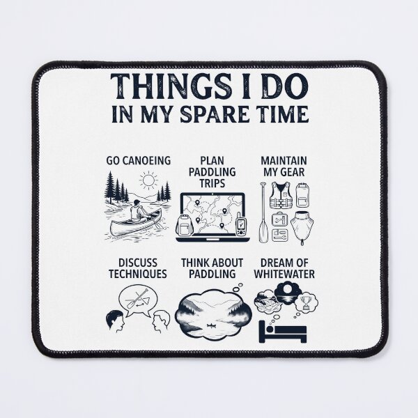 Item preview, Funny Canoeing Lover Spare Time Activities designed and sold by dian-rody-crest.
