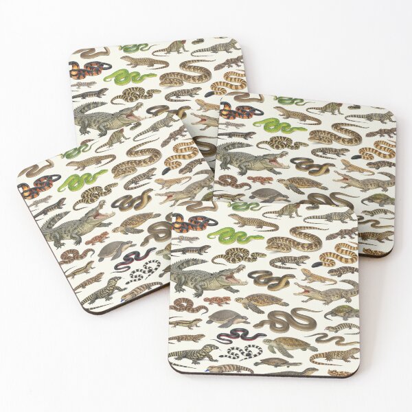 Item preview, Reptiles of Australia Retro Identification Chart designed and sold by kakarikihill.