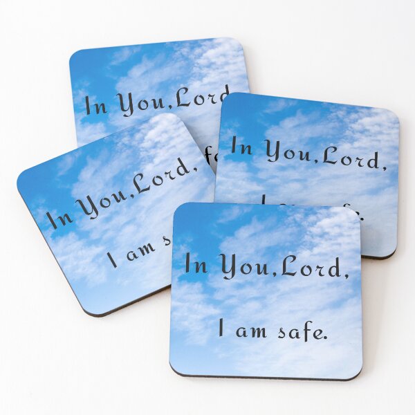 Item preview, In You, Lord, I Am Safe Faith Art designed and sold by CeciReynaga.