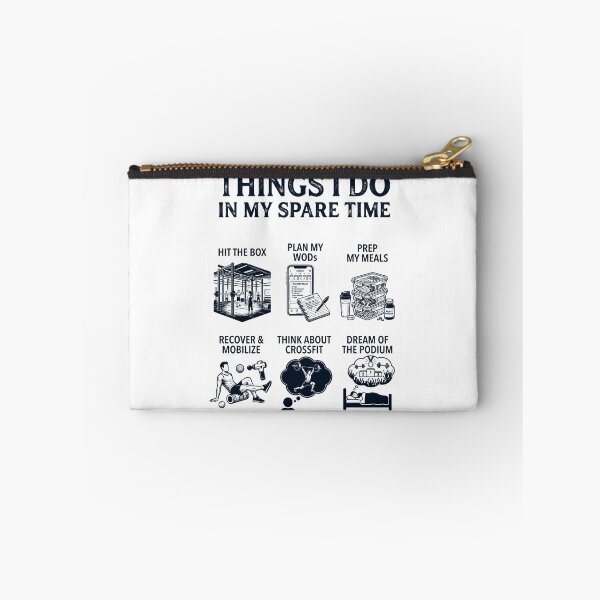 Item preview, Funny CrossFit Lover Spare Time Activities designed and sold by dian-rody-crest.