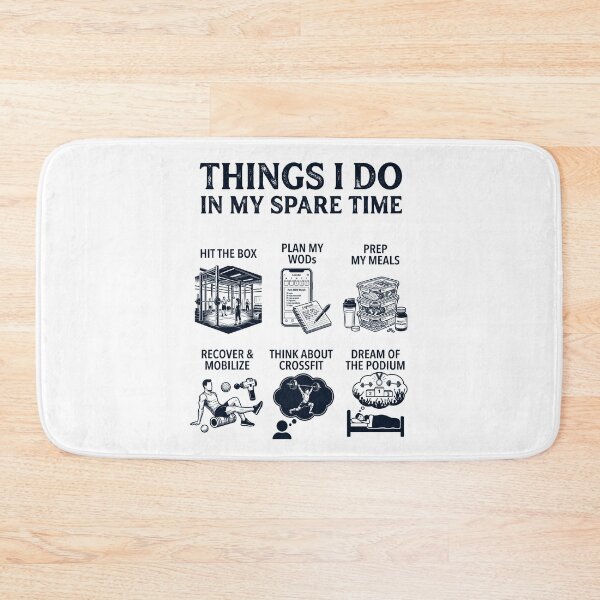 Item preview, Funny CrossFit Lover Spare Time Activities designed and sold by dian-rody-crest.