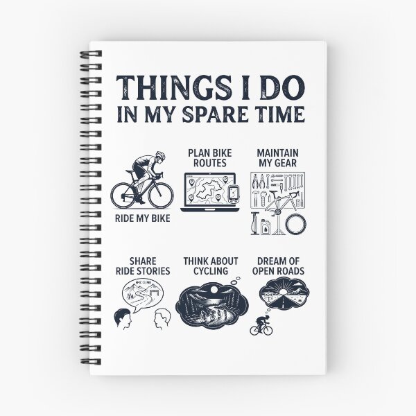 Item preview, Funny Cycling Lover Spare Time Activities designed and sold by dian-rody-crest.