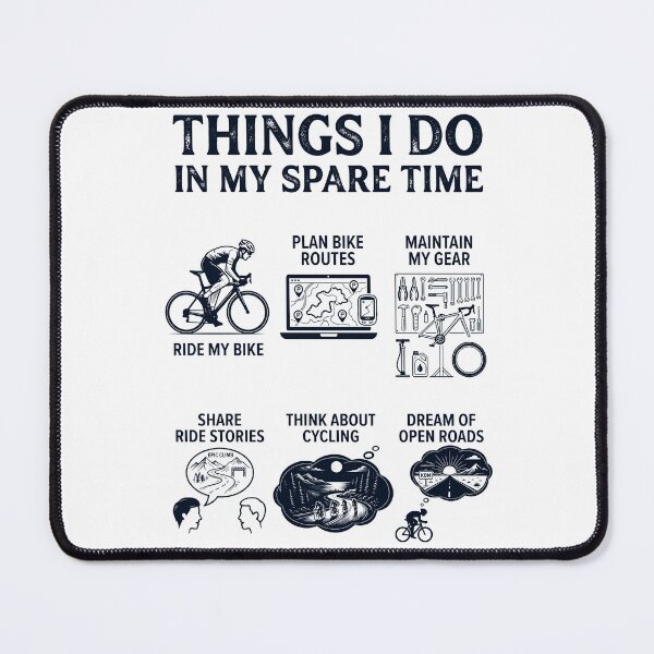 Item preview, Funny Cycling Lover Spare Time Activities designed and sold by dian-rody-crest.