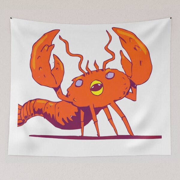 Item preview, Weird Orange Crab with Bird Face designed and sold by Oddity-Palette.