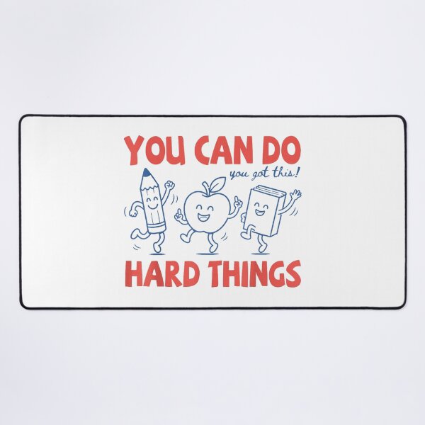 Item preview, Do Hard Things Motivational designed and sold by Foxintheloart.