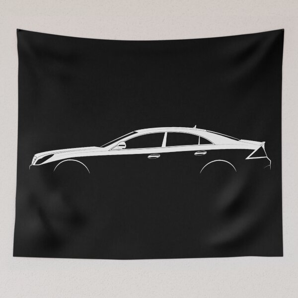 Item preview, CLS-Class (C219) (White) designed and sold by Car Silhouettes.