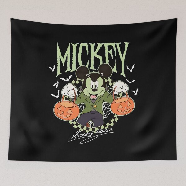 Item preview, Mickey Halloween Frankenstein Trick or Treat Pumpkin Bucket Retro Cartoon Design designed and sold by JasonRoge96759.
