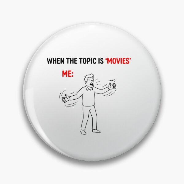 Item preview, When The Topic Is Movies designed and sold by SatyaYug.