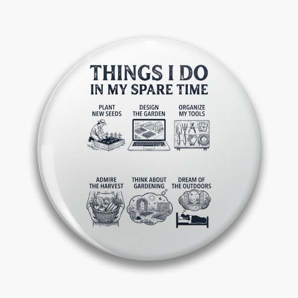 Item preview, Funny Gardening Lover Spare Time Activities designed and sold by dian-rody-crest.