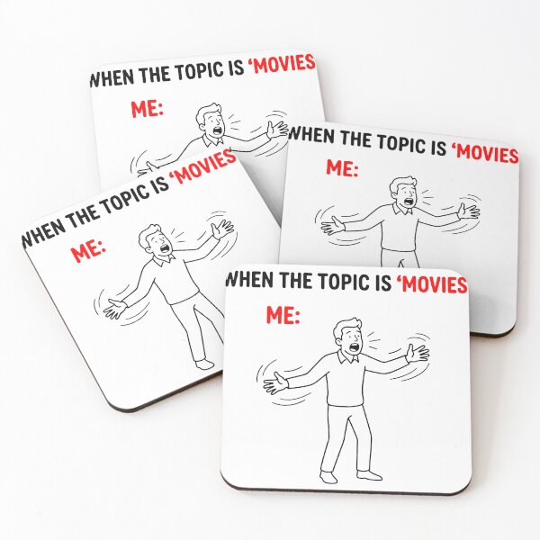 Item preview, When The Topic Is Movies designed and sold by SatyaYug.