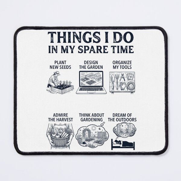 Item preview, Funny Gardening Lover Spare Time Activities designed and sold by dian-rody-crest.
