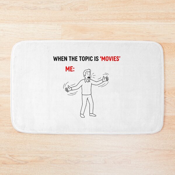 Item preview, When The Topic Is Movies designed and sold by SatyaYug.