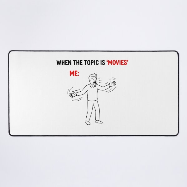 Item preview, When The Topic Is Movies designed and sold by SatyaYug.