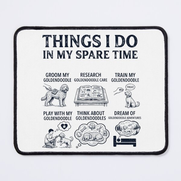 Item preview, Funny Goldendoodle Lover Spare Time Activities designed and sold by dian-rody-crest.