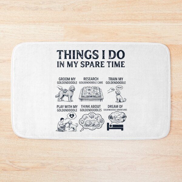 Item preview, Funny Goldendoodle Lover Spare Time Activities designed and sold by dian-rody-crest.