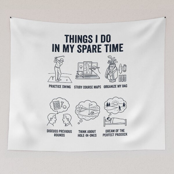 Item preview, Funny Golfing Lover Spare Time Activities designed and sold by dian-rody-crest.