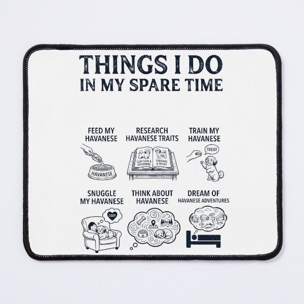 Item preview, Funny Havanese Lover Spare Time Activities designed and sold by dian-rody-crest.
