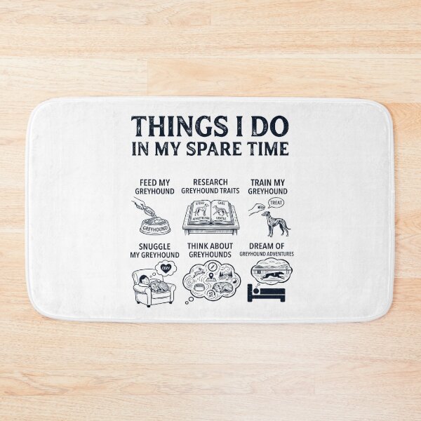 Item preview, Funny Greyhound Lover Spare Time Activities designed and sold by dian-rody-crest.