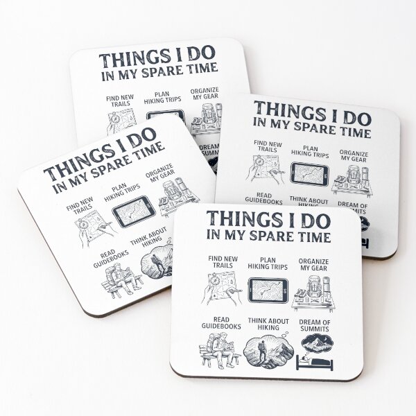 Item preview, Funny Hiking Lover Spare Time Activities designed and sold by dian-rody-crest.