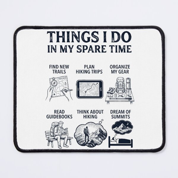 Item preview, Funny Hiking Lover Spare Time Activities designed and sold by dian-rody-crest.