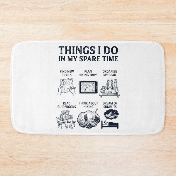 Item preview, Funny Hiking Lover Spare Time Activities designed and sold by dian-rody-crest.