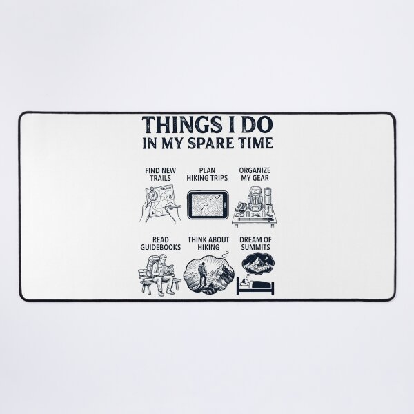 Item preview, Funny Hiking Lover Spare Time Activities designed and sold by dian-rody-crest.