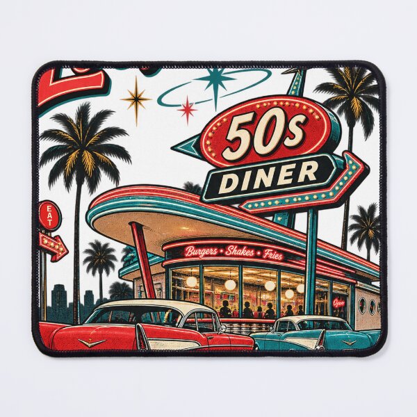 Item preview, Vintage Los Angeles 1950s Diner designed and sold by NzrProcreate.