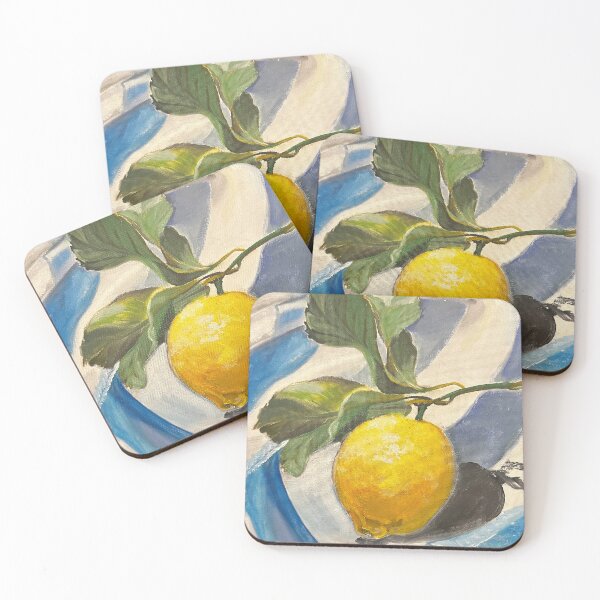 Item preview, Lemon Branch Oil Painting designed and sold by Taylor June Art.