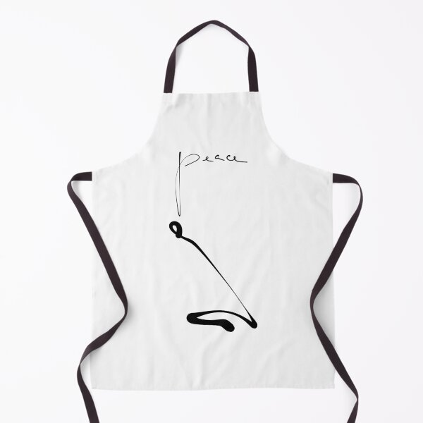 Item preview, Peace Minimalist Line Art Praying Figure Typography designed and sold by Red Onion.