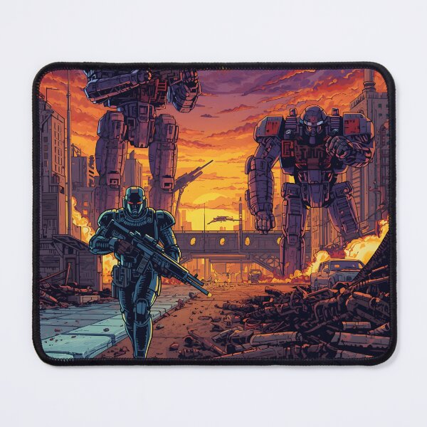 Item preview, 16-Bit Run and Gun Retro Arcade Action Gaming Art designed and sold by ThePixelArchive.