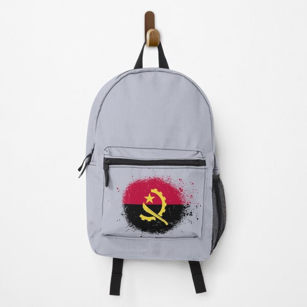 Item preview, Angola Flag Spray Paint Splatter Style designed and sold by DelfDesign.