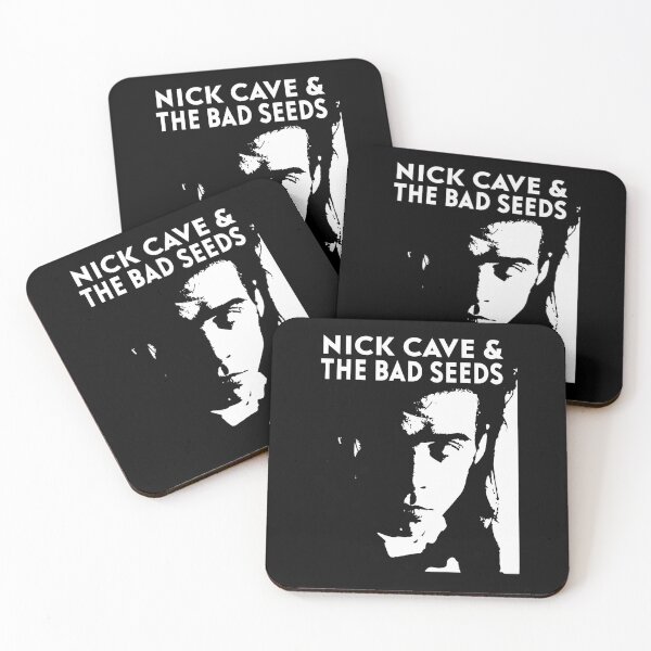 Item preview, Nick Cave High Contrast Monochrome Portrait Poster designed and sold by iedehmedeh.