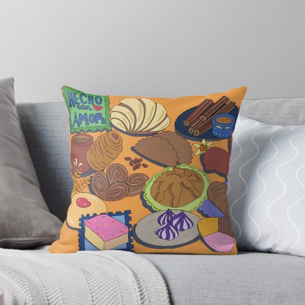 Item preview, Mexican pan dulce pastries digital artwork designed and sold by kuallidesigns.