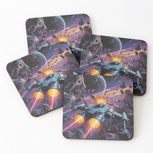 Item preview, Arcade Space Chase Retro Sci Fi Gaming Art designed and sold by ThePixelArchive.