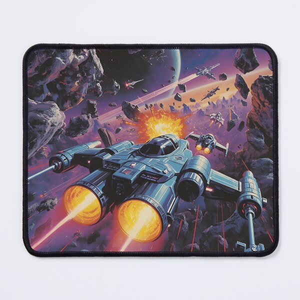 Item preview, Arcade Space Chase Retro Sci Fi Gaming Art designed and sold by ThePixelArchive.