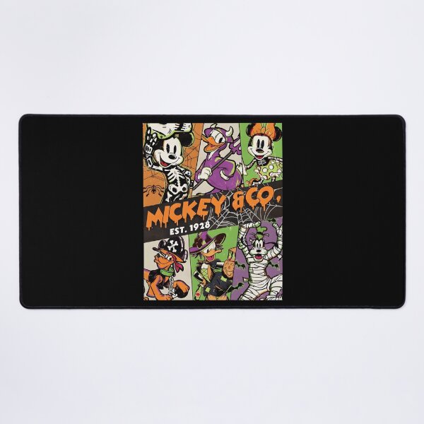 Item preview, Mickey and Co Halloween Costume Collage Est. 1928 Retro Character Design designed and sold by JimmyMald57041.
