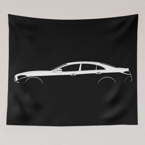 Item preview, CLS-Class (C257) (White) designed and sold by Car Silhouettes.