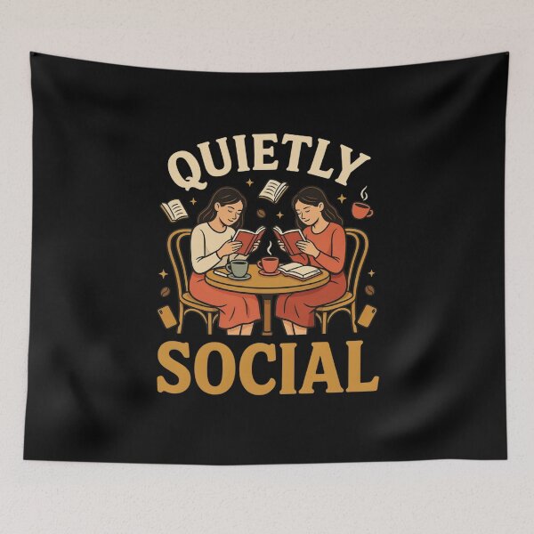 Item preview, Quietly Social designed and sold by Daily Mood Tees.