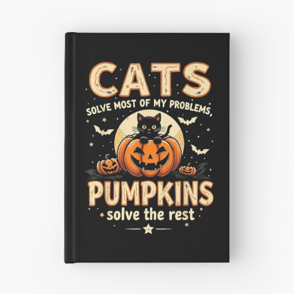 Item preview, Cats Solve My Problems Pumpkins Solve the Rest Halloween designed and sold by VioletNance.
