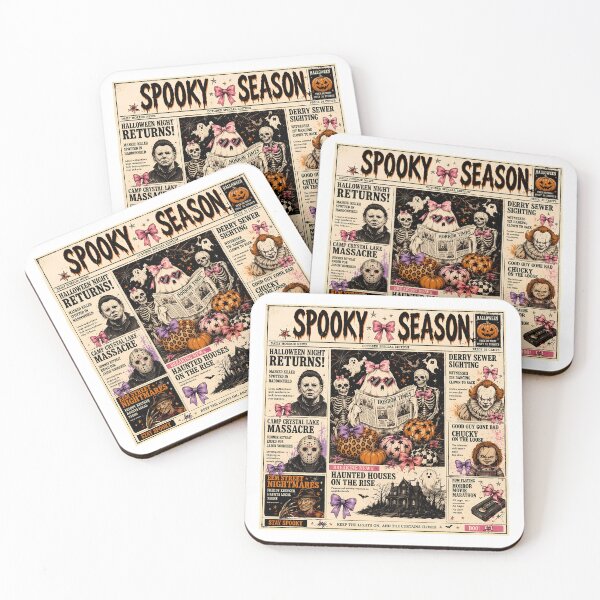 Item preview, Spooky Halloween Newspaper Collage designed and sold by BobCochra11486.