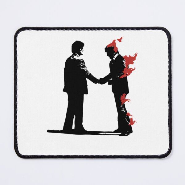 Item preview, Red Blood Splatter Map Silhouette Artwork designed and sold by iedehmedeh.
