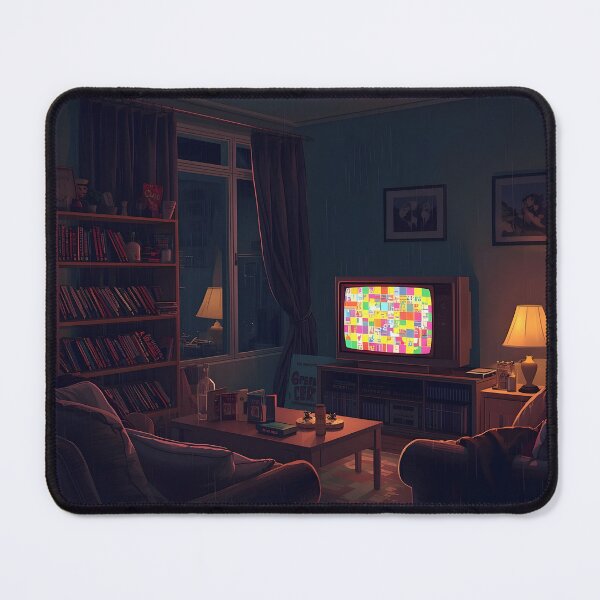 Item preview, Cosy CRT Gaming Room 1990s Retro Gamer Nostalgia Art designed and sold by ThePixelArchive.