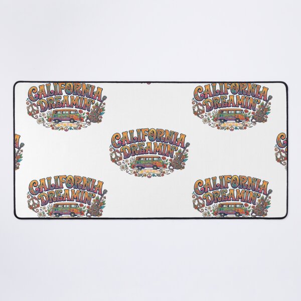 Item preview, California Dreamin 60s Psychedelic Hippie designed and sold by Nacho Average Designs.