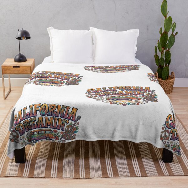 Item preview, California Dreamin 60s Psychedelic Hippie designed and sold by Nacho Average Designs.