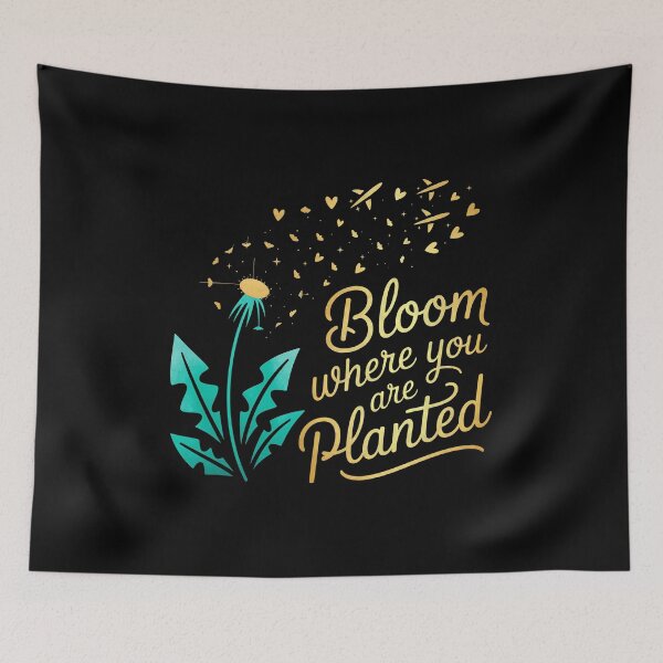 Item preview, Bloom Where Planted Dandelion Flight designed and sold by Thelovesomedove.