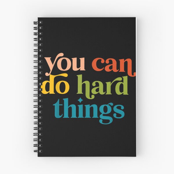 Item preview, Do Hard Things Quote designed and sold by Foxintheloart.