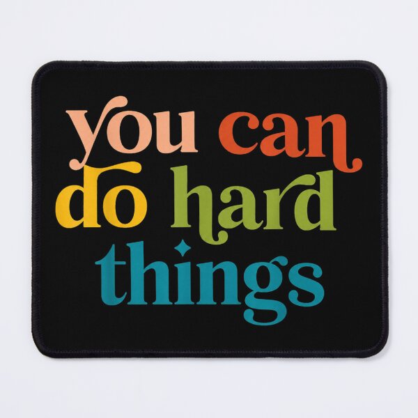 Item preview, Do Hard Things Quote designed and sold by Foxintheloart.