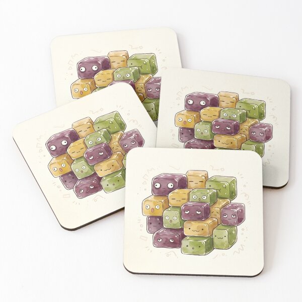 Item preview, Cute Yokan Red Bean Jelly Kawaii Japanese Sweets designed and sold by DuckOddity.
