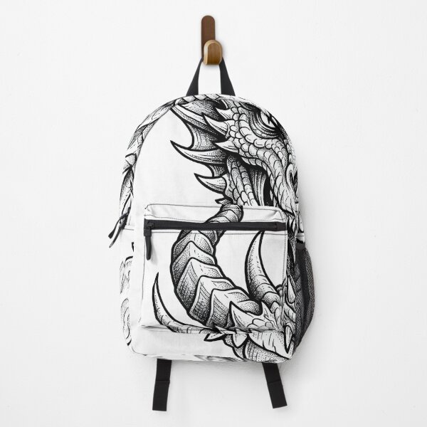 Item preview, Fierce Eastern Dragon Head – Traditional Tattoo Style designed and sold by DragonSerpent Ink.