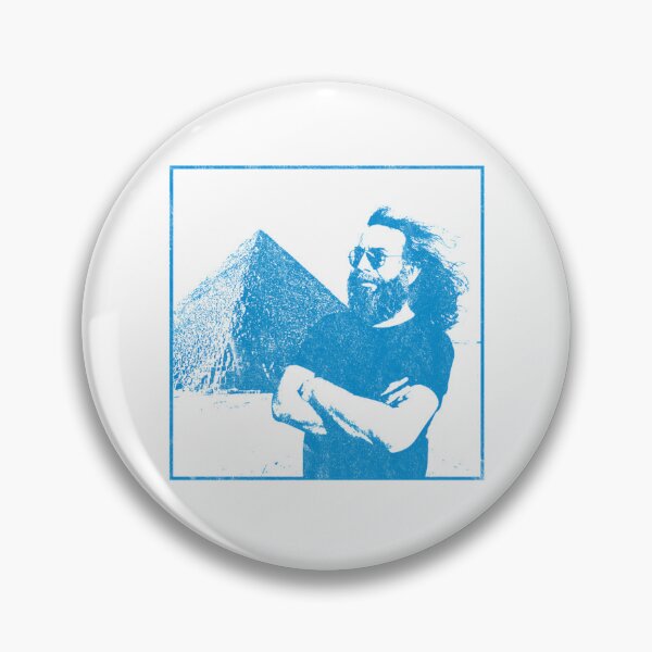 Item preview, Jerry Garcia In Front Of Great Pyramid designed and sold by iedehmedeh.